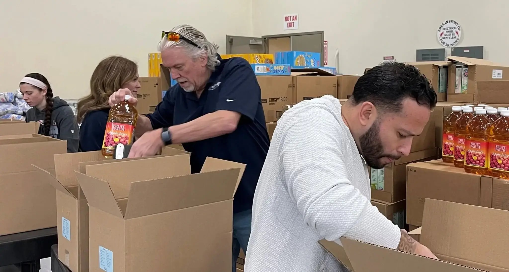 RI Food Bank Volunteering