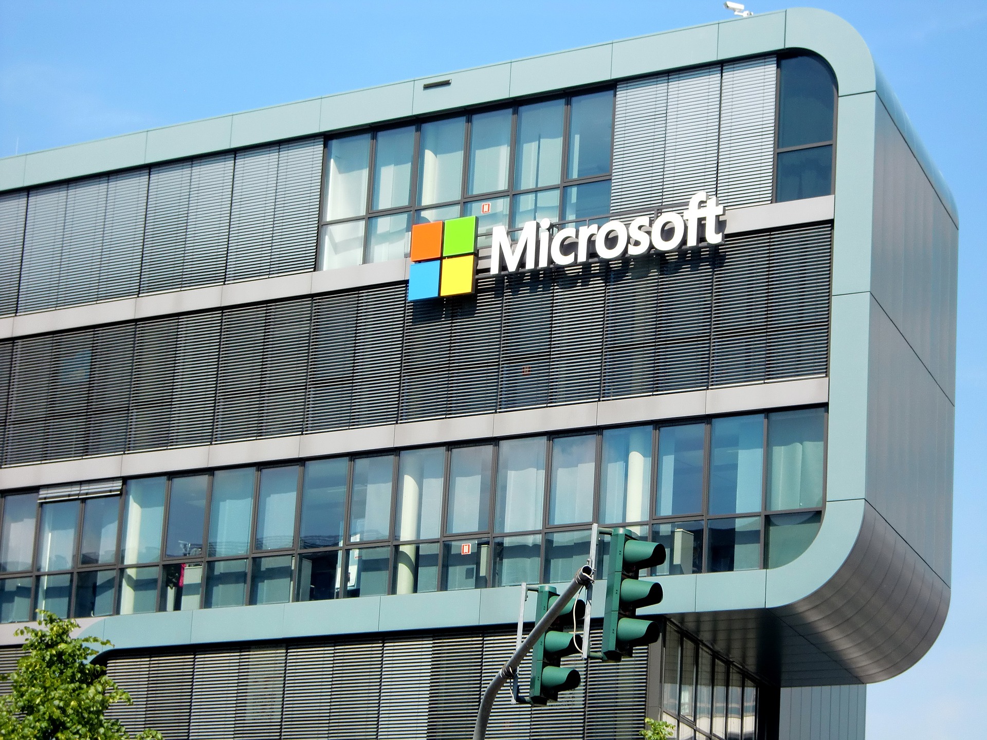 The outside of Microsoft headquarters